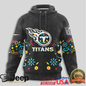 Tennessee Titans Official NFL Dia de los Muertos Limited Editions Hoodie