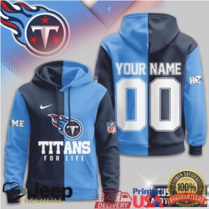 Tennessee Titans Official NFL For Life Hoodie