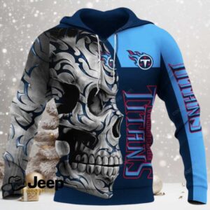 Tennessee Titans Skull Fury NFL Hoodie