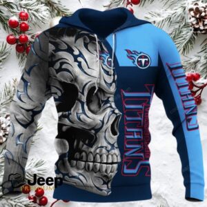 Tennessee Titans Skull Fury NFL Hoodie