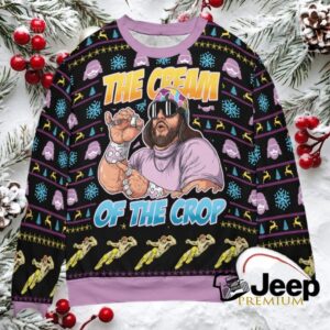 The Cream of The Crop Randy Savage Ugly Christmas Sweatshirt