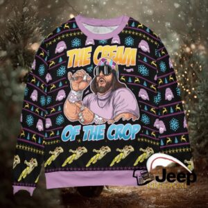 The Cream of The Crop Randy Savage Ugly Christmas Sweatshirt