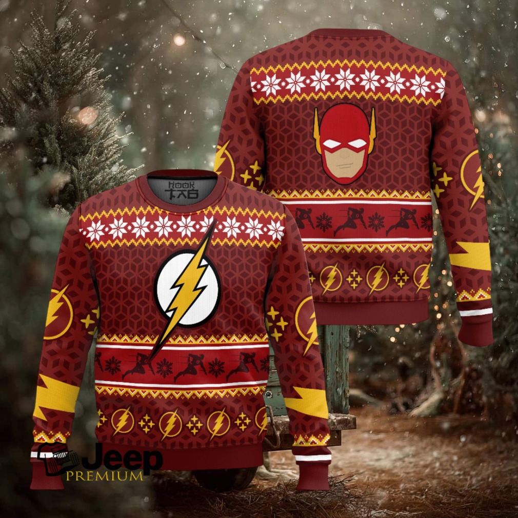 The Flash DC Ugly Christmas Sweater The Flash DC Ugly Christmas Sweater