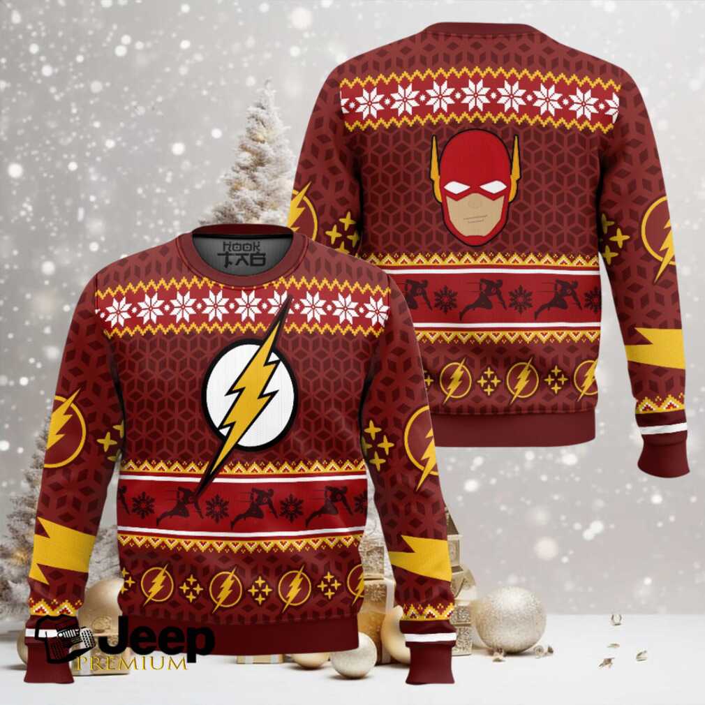 The Flash DC Ugly Christmas Sweater The Flash DC Ugly Christmas Sweater