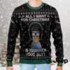Making Spirits Bright The Haunted Mansion Ugly Christmas Sweatshirt Making Spirits Bright The Haunted Mansion Ugly Christmas Sweatshirt