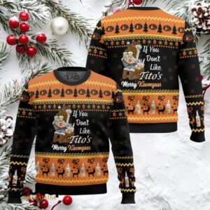 Tito’s Merry Kissmyass Ugly Christmas Sweater
