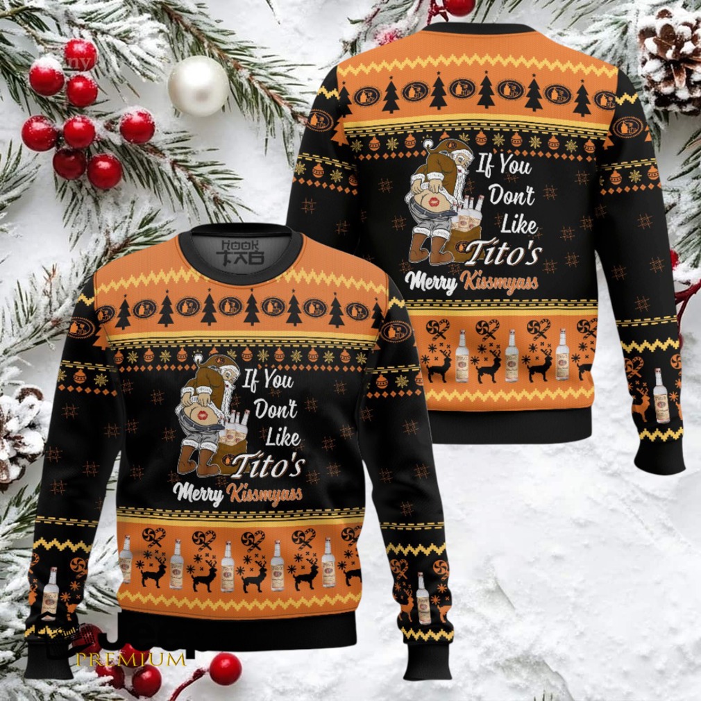 Tito’s Merry Kissmyass Ugly Christmas Sweater Tito’s Merry Kissmyass Ugly Christmas Sweater