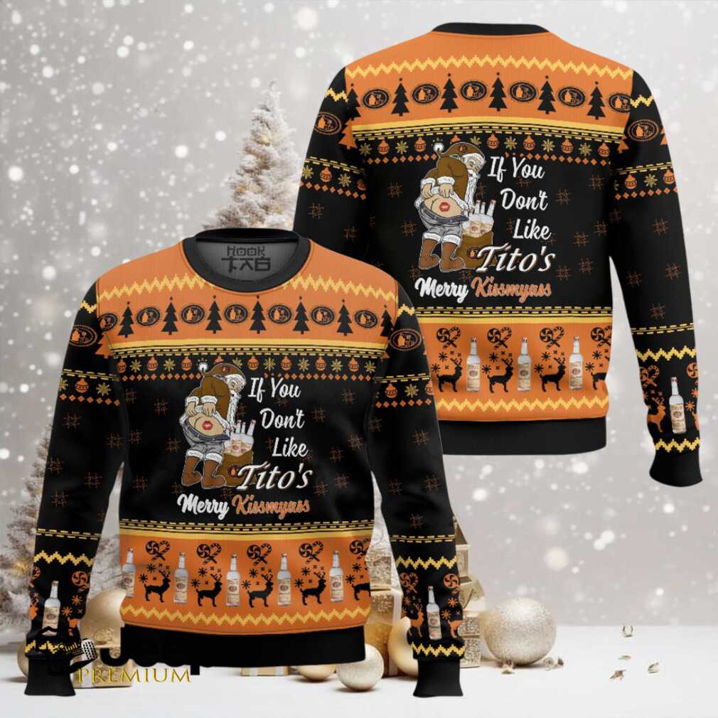 Tito’s Merry Kissmyass Ugly Christmas Sweater Tito’s Merry Kissmyass Ugly Christmas Sweater