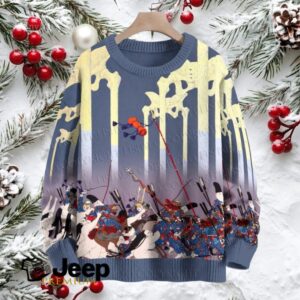 Vintage Japanese Art Crew Neck Sweater