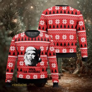 Viva La Navidad Che Guevara Ugly Christmas Sweater