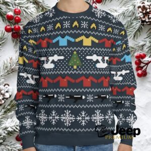 Vulcan Greetings Star Trek Ugly Christmas Sweatshirt