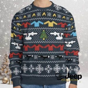 Vulcan Greetings Star Trek Ugly Christmas Sweatshirt