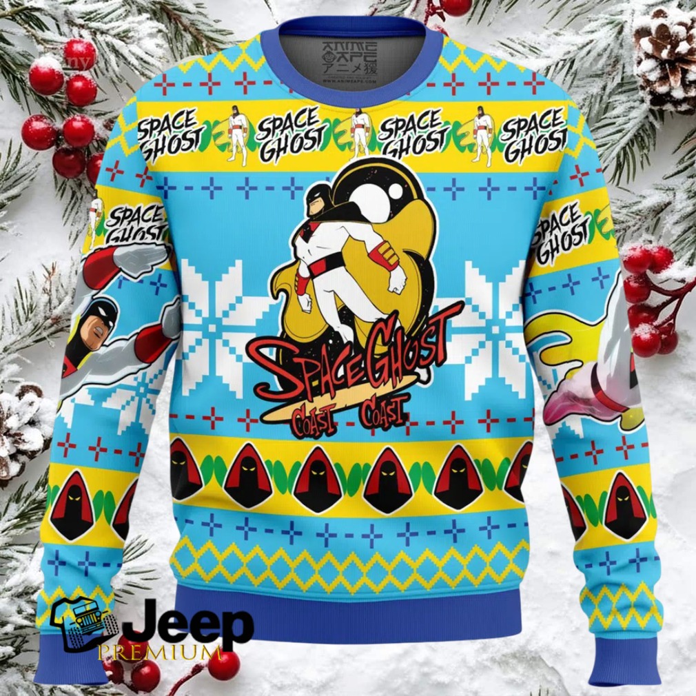 Christmas Space Ghost Ugly Christmas Sweater Christmas Space Ghost Ugly Christmas Sweater