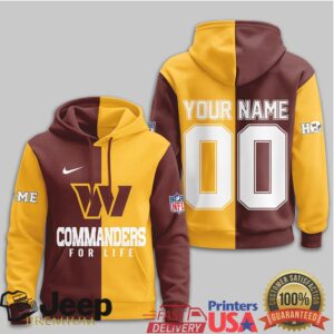 Washington Commanders Official NFL For Life Hoodie