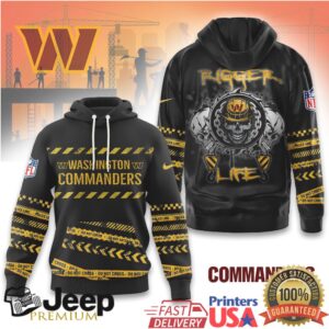 Washington Commanders Official NFL Rigger Life Hoodie Washington Commanders Official NFL Rigger Life Hoodie