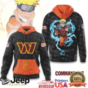 Washington Commanders Official NFL x Naruto Limited Edition Hoodie