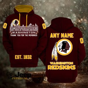 Washington Commanders x Legend City Football Hoodie 3D Custom Name