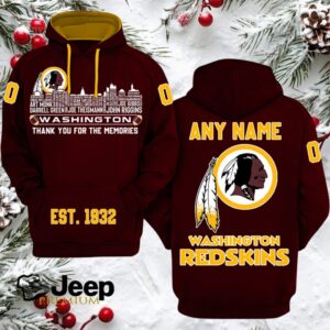 Washington Commanders x Legend City Football Hoodie 3D Custom Name