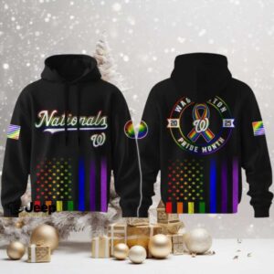 Washington Nationals x Happy Pride Month Edition Hoodie 3D