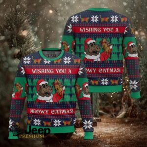 Wishing You A Meowy Catmas Ugly Christmas Sweater