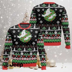 Xmas Ghost Ghostbusters Ugly Christmas Sweater