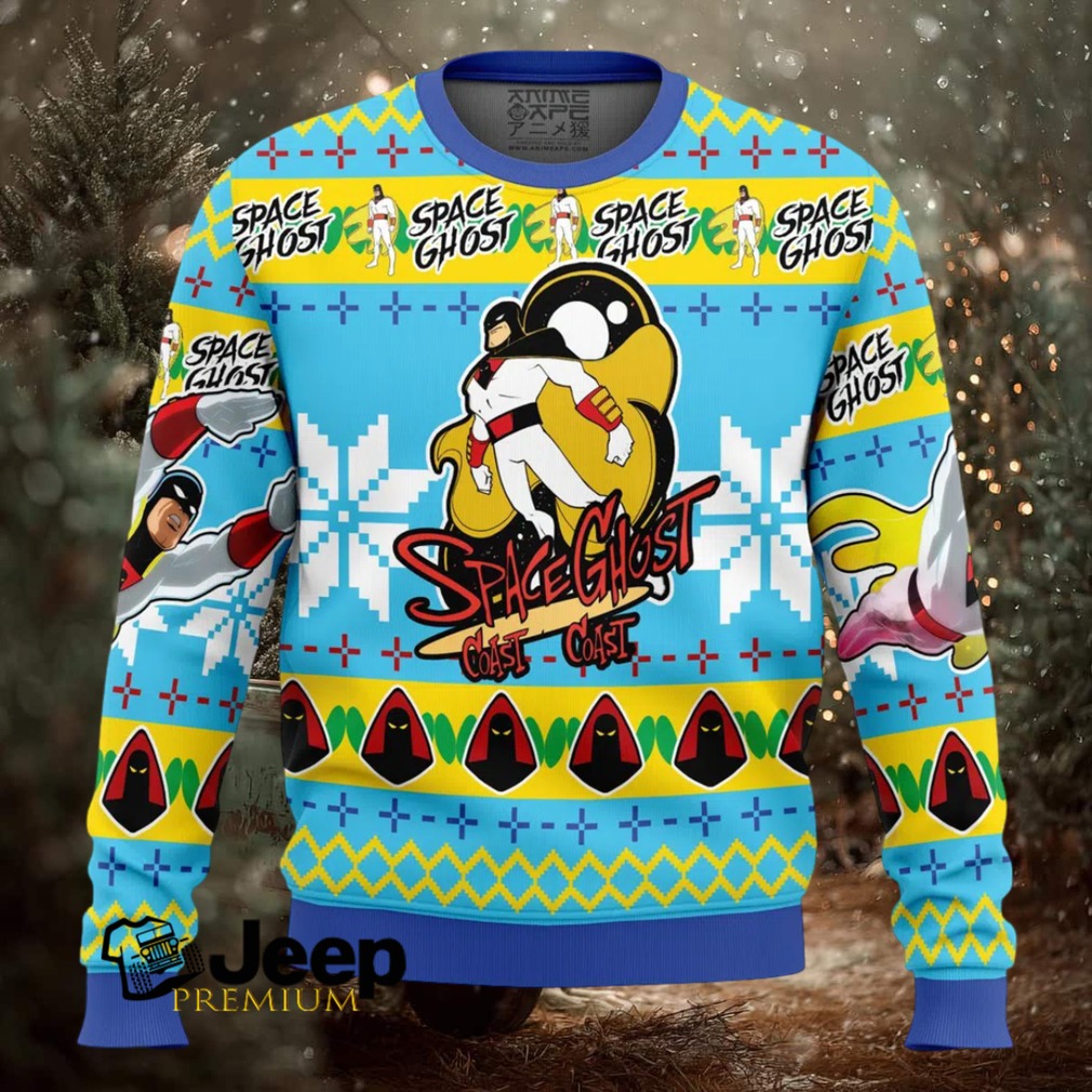 Christmas Space Ghost Ugly Christmas Sweater Christmas Space Ghost Ugly Christmas Sweater