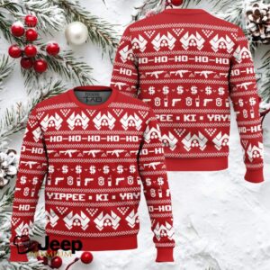 Yippee Ki Yay Ho Ho Ho Die Hard Ugly Christmas Sweater