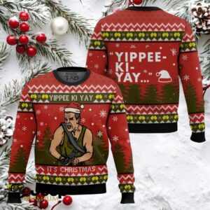 Yippee Ki Yay It’s Christmas Die Hard Ugly Christmas Sweater