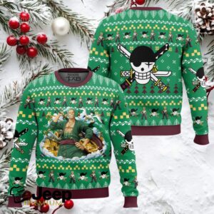 Zoro One Piece Ugly Christmas Sweater