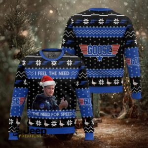 i Feel The Need The Need For Speed op Gun Ugly Christmas Sweater