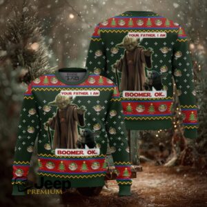 Yoda Boomer Star Wars Ugly Christmas Sweater