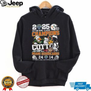 2025 Cotton Bowl Classic Champions T Shirt