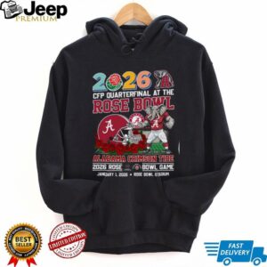 2026 Rose Bowl Game Alabama Crimson Tide CFP Quarterfinal T Shirt