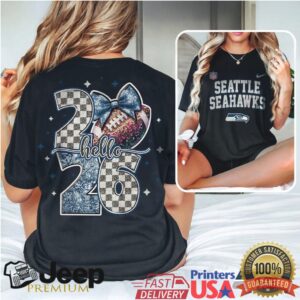 Seattle Seahawks Official NFL Hello 2026 Shirt