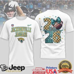 Jacksonville Jaguars Official NFL Hello 2026 Shirt