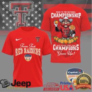Texas Tech Red Raiders Official NCAA Orange Bowl Game Champions Shirt Texas Tech Red Raiders Official NCAA Orange Bowl Game Champions Shirt