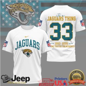 Jacksonville Jaguars Official NFL Legacy 3D Shirt Jacksonville Jaguars Official NFL Legacy 3D Shirt