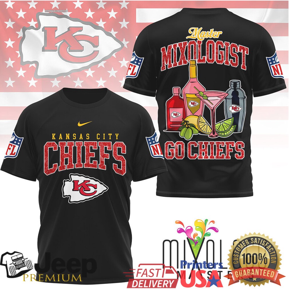 Kansas City Chiefs Official NFL Mixologist Fan 3D Shirt Kansas City Chiefs Official NFL Mixologist Fan 3D Shirt