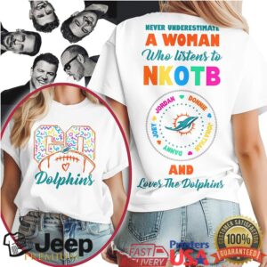 Miami Dolphins Official NFL x New Kids on the Block Fan 3D Shirt Miami Dolphins Official NFL x New Kids on the Block Fan 3D Shirt