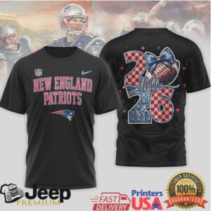 New England Patriots Official NFL Hello 2026 Shirt