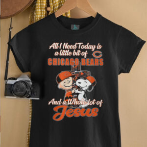 A Little Bit of Bears, A Whole Lot of Jesus T Shirt A Little Bit of Bears, A Whole Lot of Jesus T Shirt