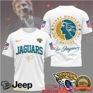 Jacksonville Jaguars Official NFL Barry Manilow Fan Shirt Jacksonville Jaguars Official NFL Barry Manilow Fan Shirt