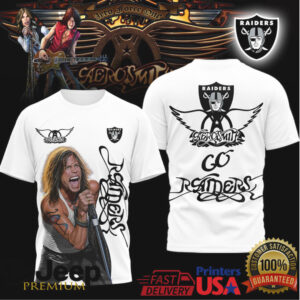 Aerosmith Steven Tyler Las Vegas Raiders Nfl Fan Tshirt Aerosmith Steven Tyler Las Vegas Raiders Nfl Fan Tshirt