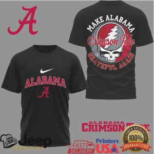 Alabama Crimson Tide Official NCAA Grateful Game Day 3D Shirt