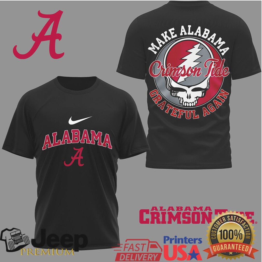 Alabama Crimson Tide Official NCAA Grateful Game Day 3D Shirt Alabama Crimson Tide Official NCAA Grateful Game Day 3D Shirt