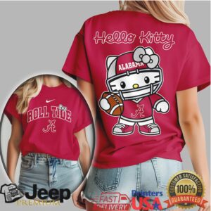 Alabama Crimson Tide Official NCAA Hello Kitty Women’s Shirt Alabama Crimson Tide Official NCAA Hello Kitty Women’s Shirt