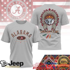 Alabama Crimson Tide Official NCAA Native American Heritage Month 3D Shirt