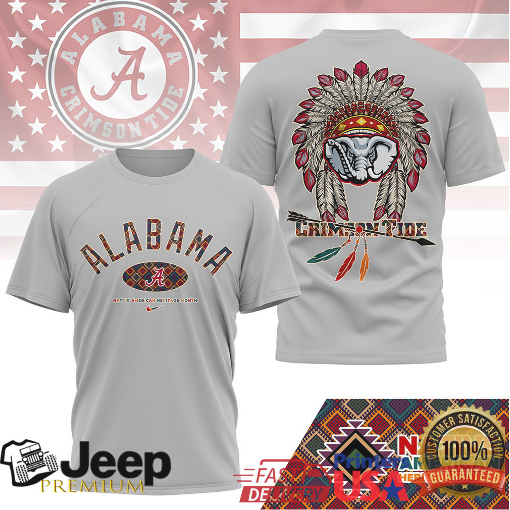 Alabama Crimson Tide Official NCAA Native American Heritage Month 3D Shirt Alabama Crimson Tide Official NCAA Native American Heritage Month 3D Shirt