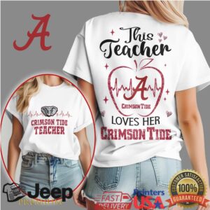 Alabama Crimson Tide Official Teacher Appreciation Month Women’s Shirt Alabama Crimson Tide Official Teacher Appreciation Month Women’s Shirt
