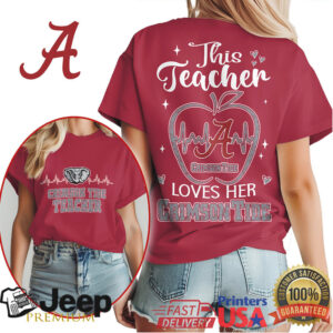 Alabama Crimson Tide Official Teacher Appreciation Month Women's Shirt
